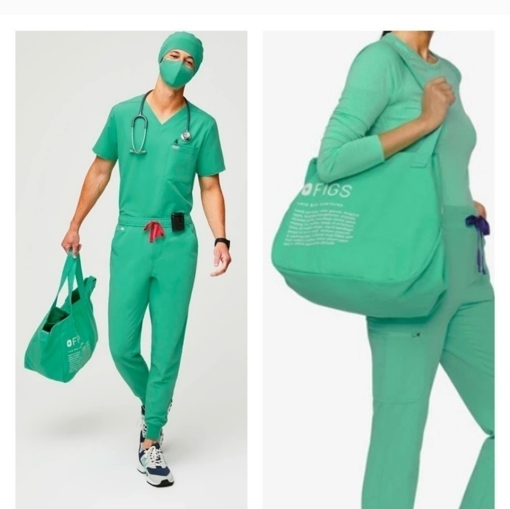 FIGS SURGICAL GREEN TOTE BAG - Picture 2 of 8